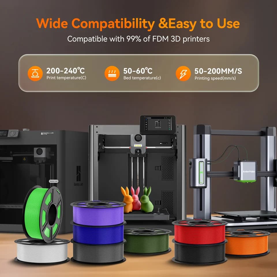 3D Printer Filament Blind Box | 5kg Random Material & Colour | Fast UK Shipping - Thumbnail 6