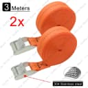 3 Meters 2pcs