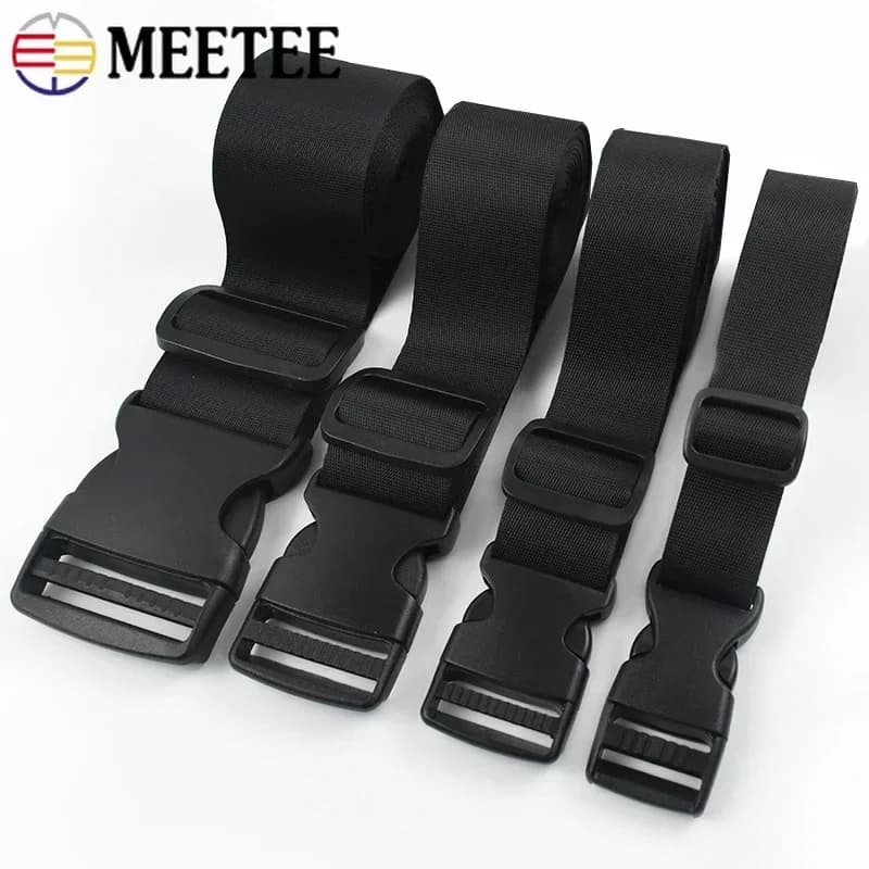 Side Release Buckles | 15-50mm Webbing Straps | Quick Release Adjuster - Thumbnail 2