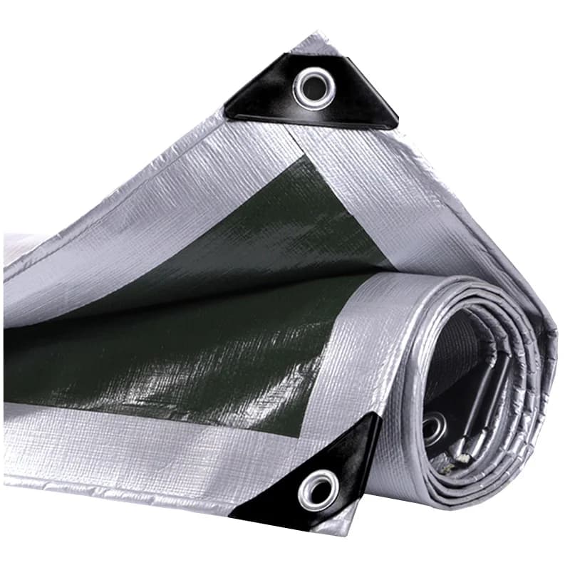 9 Colour PE Tarpaulin, single product on white background.