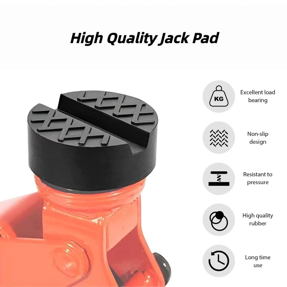 Automatic Scissor Jack Pad | Universal Pinch Weld Protector | Floor Jack Disk - Thumbnail 4