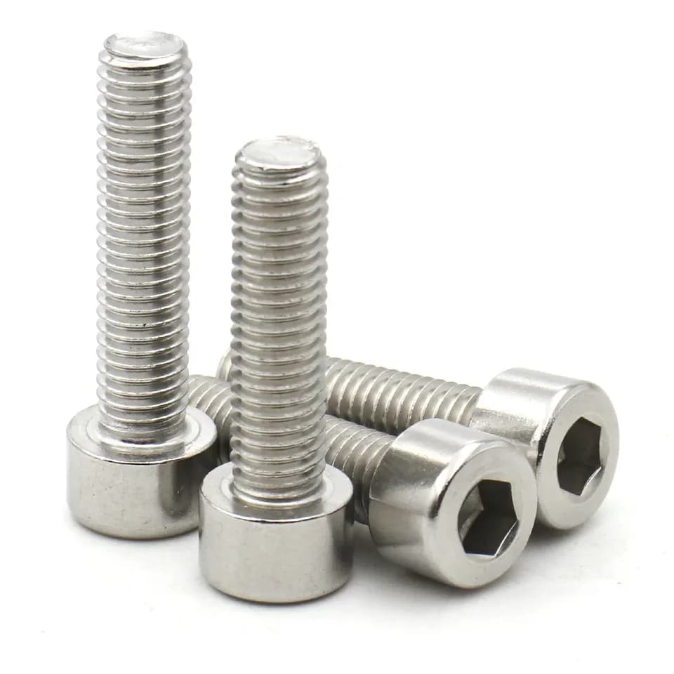 Ground Screw Fasteners: Multiple identical screws on a white background.