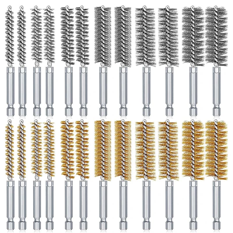 Drill Brush Kit | Heavy-Duty Stainless Steel Wire | Power Tool Cleaning Attachments - Image 1