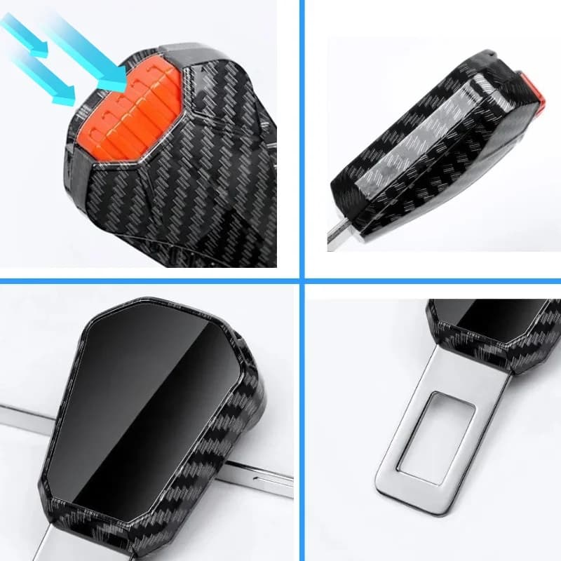 Seat Belt Extender | Flexible Strap with Safety Buckle Clip - Thumbnail 4