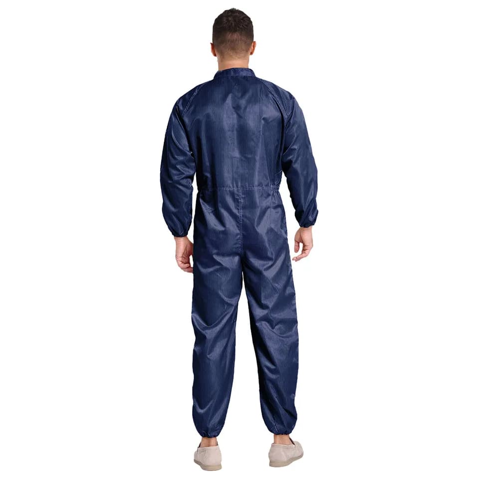 Full Hazmat Suit Coveralls | Anti-Static Front Zip | Workshop Worker Uniform - Thumbnail 5