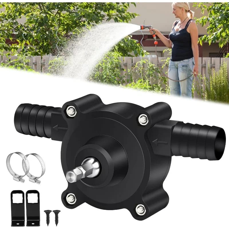 Home Design 3D Outdoor & Garden Electric Drill Pump | Self-Priming Fluid Transfer | Diesel/Water - Thumbnail 3