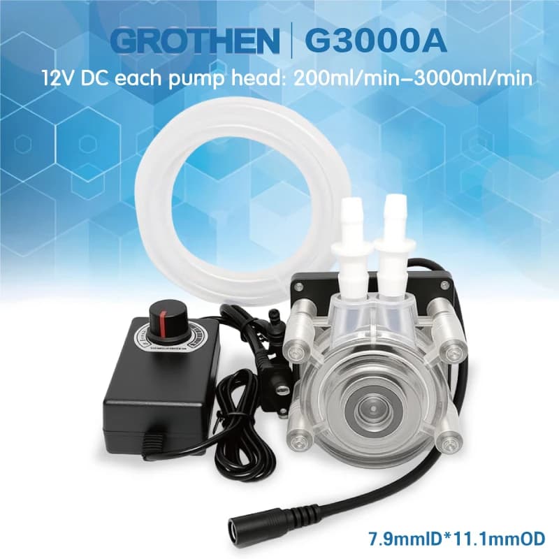 Power Steering Pump | 50-500ml/min Flow | Aquarium Lab Adapter - Thumbnail 5
