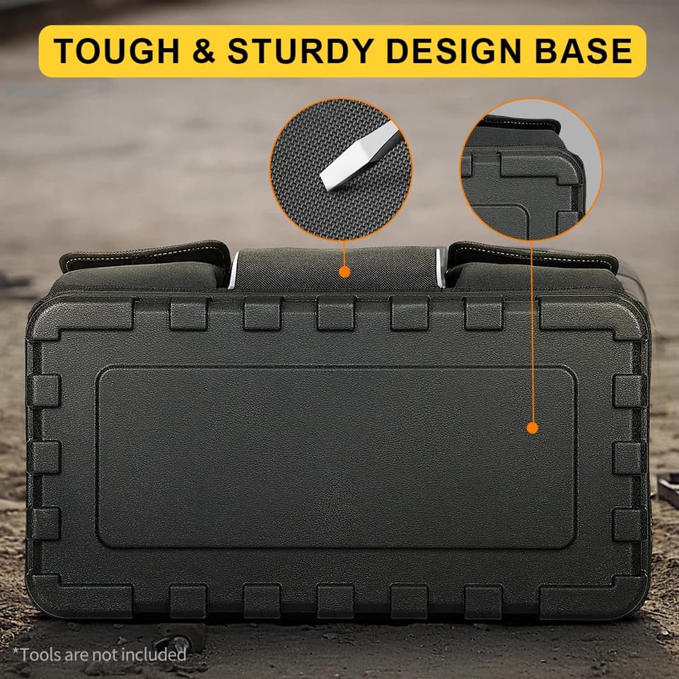 WINHUNT Heavy-Duty Tool Bag | Wide Mouth & Moulded Base | Durable Polyester - Thumbnail 7