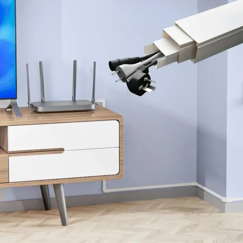 Self-Adhesive Cable Trunking | Wire Protection Strip | Wear-Resistant Cord Organiser - Thumbnail 6