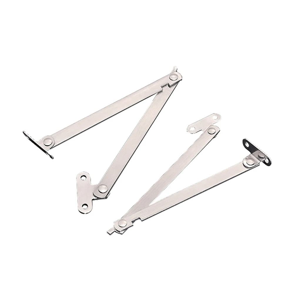 Folding Door Hinges | Left & Right Vertical Pull Support | Two-Fold Activity Rod - Image 1