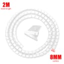 8mmx2m White