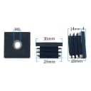 30MM M8 5pcs