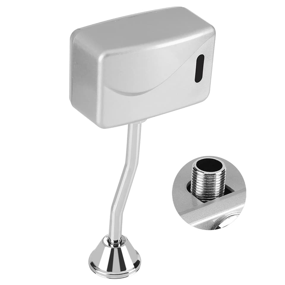 Automatic Sensor Urinal Flush Valve | Exposed Wall Mounted | 6V Touchless - Thumbnail 3