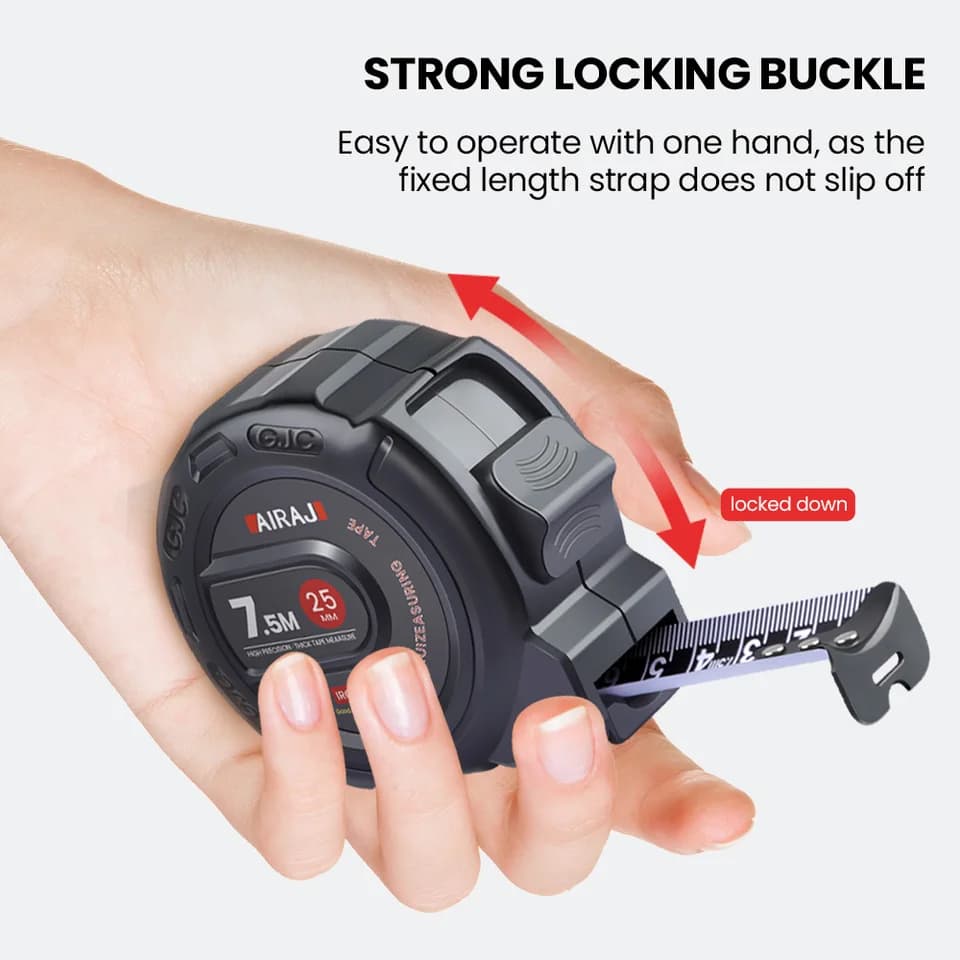 3/5/7.5m Tape Measure | High Precision & Waterproof | Woodworking & Industrial - Thumbnail 6