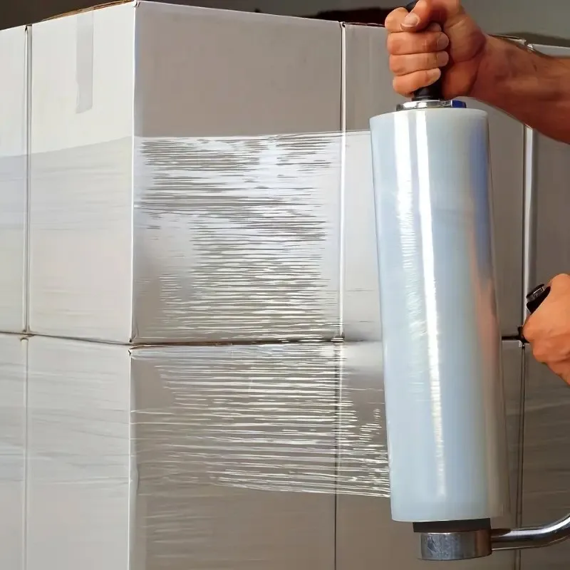 15/30cm Clear Pallet Wrap | 500% Stretch, Waterproof | Moving, Shipping, Storage - Thumbnail 6