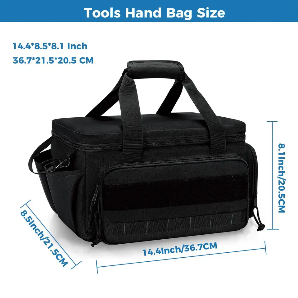 14" Heavy Duty Tool Bag | Multipurpose Work Organiser | Durable Portable Storage - Thumbnail 4