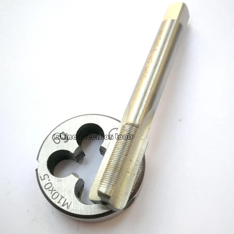 M10 HSS Tap & Die Set | Metric Fine Thread | Right Hand M10x1.5, M10x1.25, M10x1, M10x0.75, M10x0.5 - Thumbnail 4
