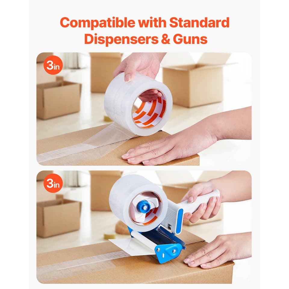 Clear Packing Tape | 7.6cm x 70m | High Viscosity for Secure Sealing - Thumbnail 4