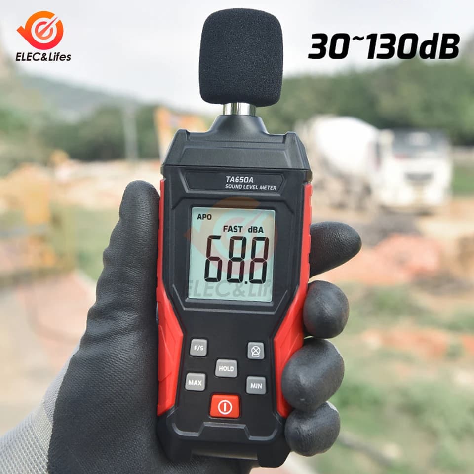 TA650A Sound Level Meter | 30-130dBA High-Precision | Industrial & Household Use - Thumbnail 4