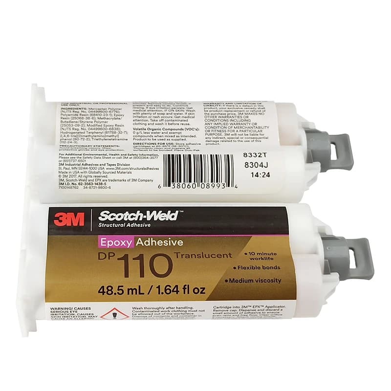 3M DP110 Epoxy Jointing Compound | Translucent/Grey 48.5mL | Industrial Potting Adhesive - Thumbnail 4