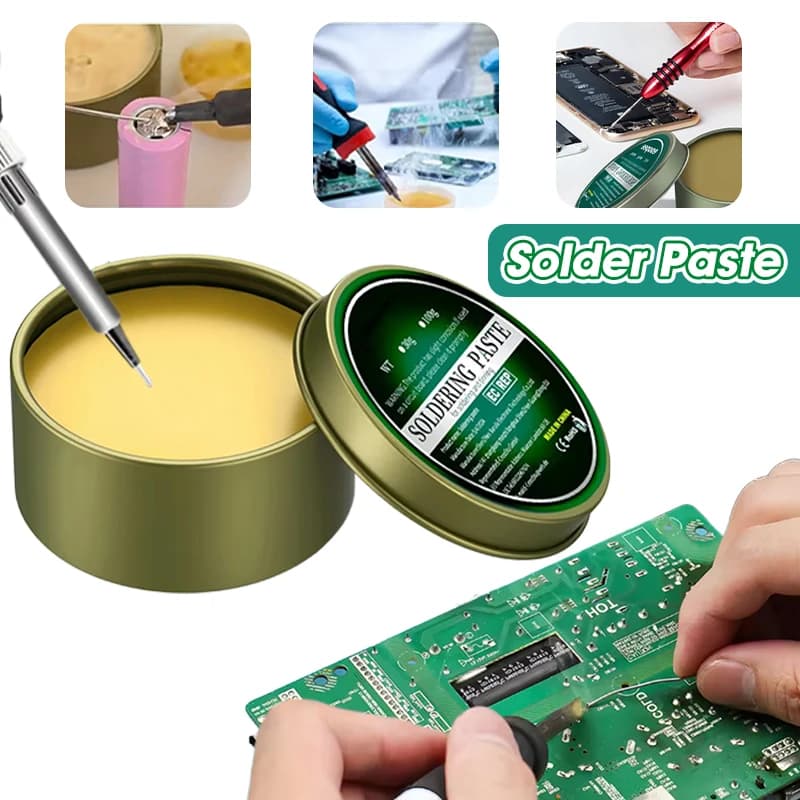 Rosin Solder Paste Flux | Electronic Circuit Board Repair | 30g, 100g, 500g Options - Thumbnail 2