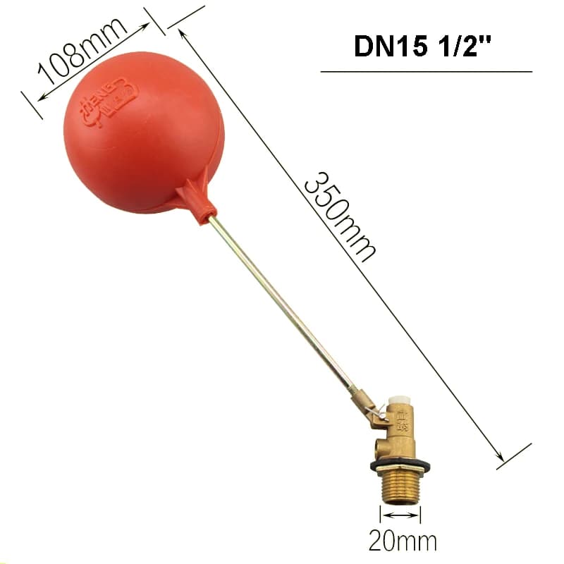 Float Valve | Tank & Tower Water Level Control | 1/2" 3/4" DN15 DN20 - Thumbnail 2