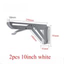 10 Inch-2pcs white