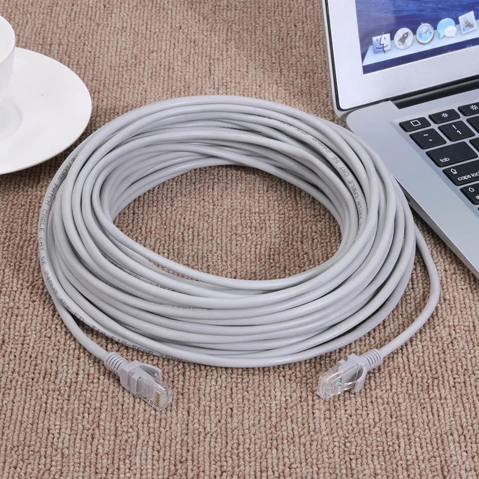 Ethernet Cable | High-Speed RJ45 LAN Patch Lead | PC, Router, Network - Thumbnail 5