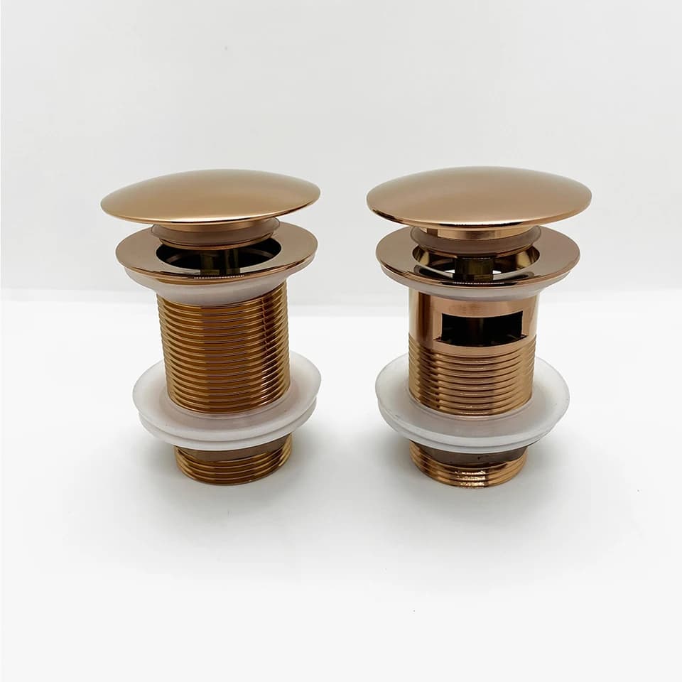 Rose Gold Kitchen Sink Bottle Trap | Pop-Up Waste & Deodorising Drain | Basin Siphon Kit - Thumbnail 2