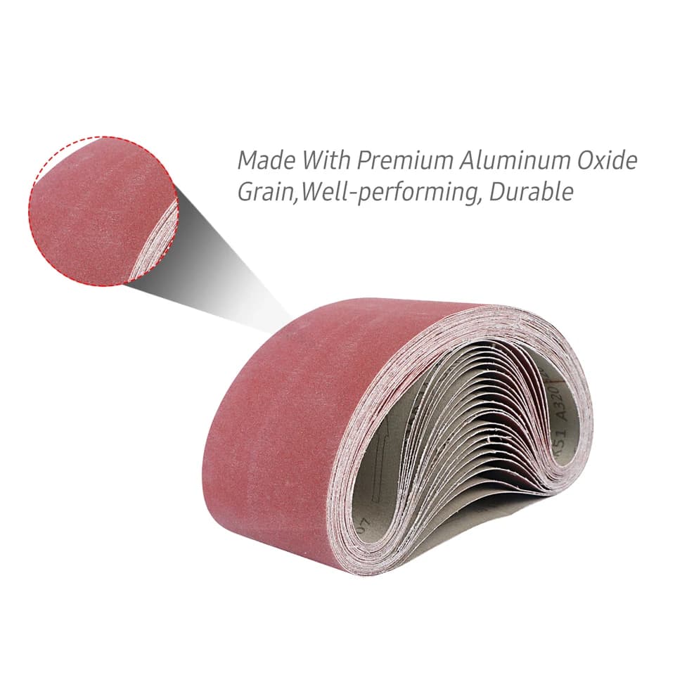 30x380mm Sanding Belts | Assorted 60-1000 Grit Pack | For Mini Sanders - Thumbnail 4