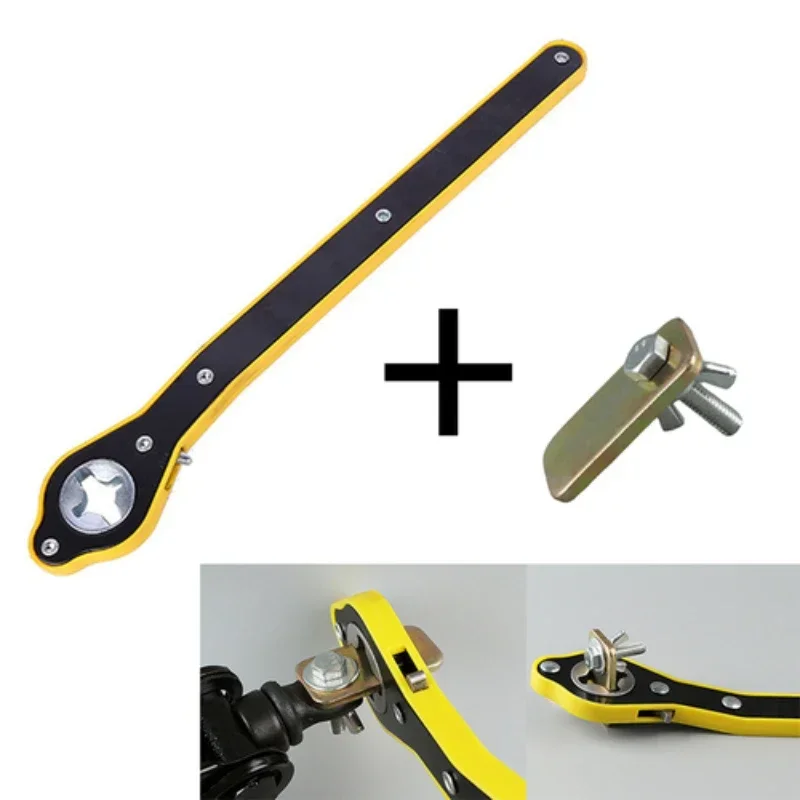 Scissor Jack Lift Car & Ratchet Wrench | Heavy Duty Tyre Lift | Garage/Roadside - Thumbnail 6