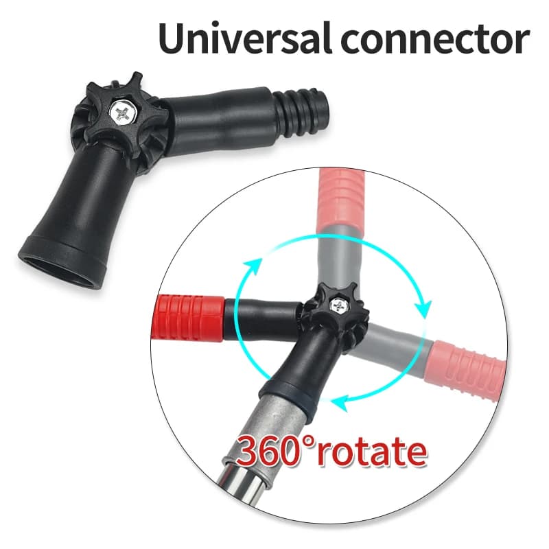 Telescopic Gutter Cleaning Pole | 1.7m Extension | Dirt & Debris Removal - Thumbnail 3