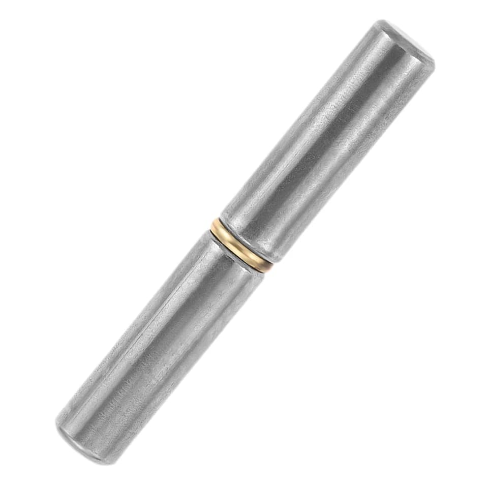 Heavy-Duty Gate Hinges | 12pc 12x80mm Set | Weldable Carbon Steel Barrel - Thumbnail 4