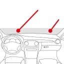 Front Rear 3PCS LHD