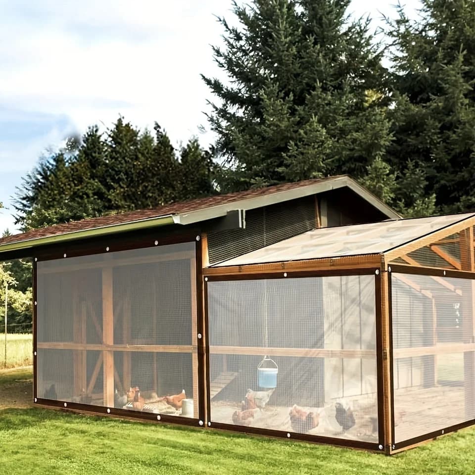 Heavy Duty Clear Tarpaulin | Waterproof & Cold-Proof | Garden & Industrial Use - Thumbnail 3