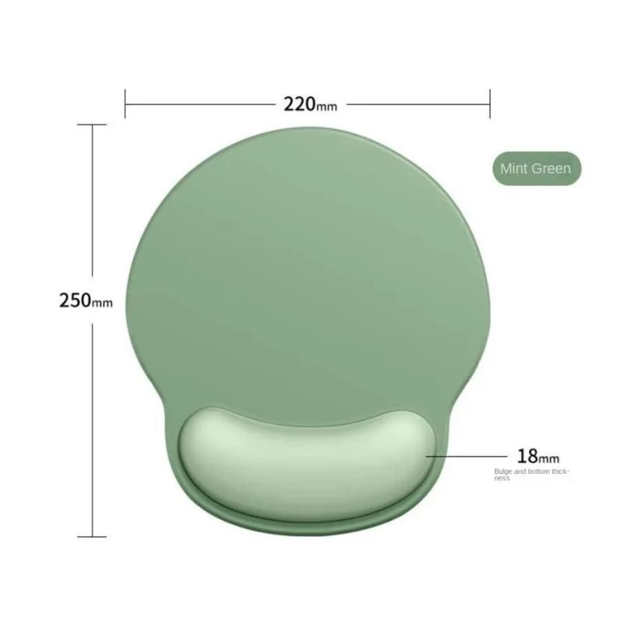 Ergonomic Mouse Pad | Memory Foam Wrist Rest | Office & Industrial Use - Thumbnail 2