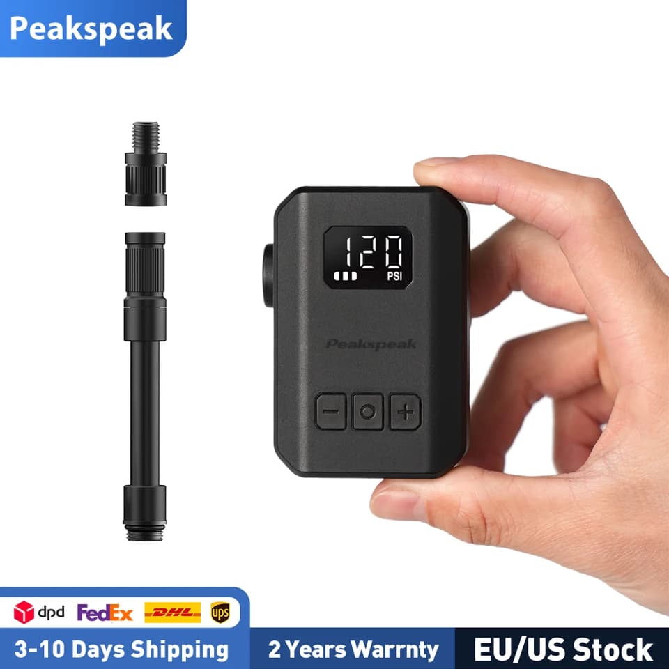 Peakspeak AS260PRO Digital Cordless Tyre Inflator | 120PSI Max | 600mAh Battery - Thumbnail 2