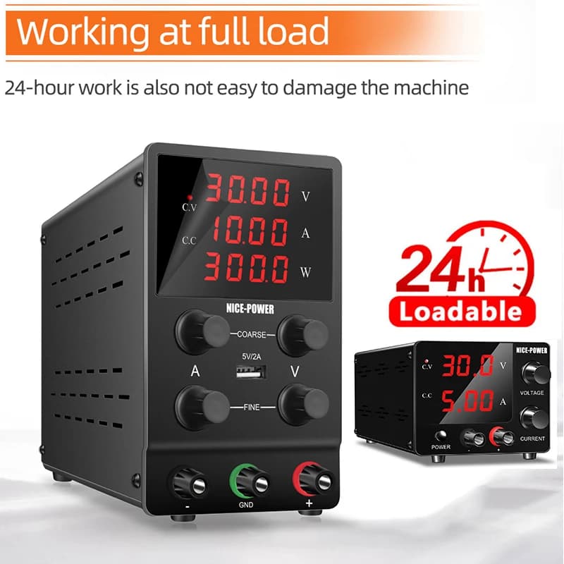 Adjustable DC Power Supply | Lab-Grade Precision | 30V/10A to 400V/20A Bench Unit - Image 1