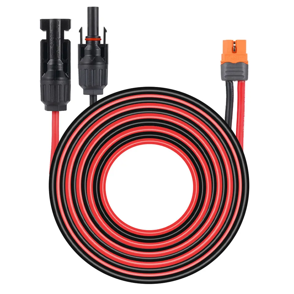 Solar XT60i Flexible Panel Connector | 12AWG Cable | Portable Power Station Lead - Thumbnail 2