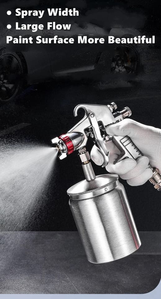 Professional Paint Sprayer | Siphon/Gravity Feed | Car & Furniture Painting - Thumbnail 4