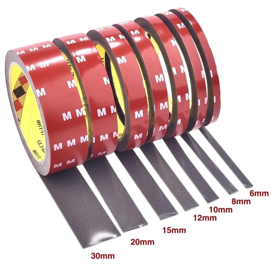 Extra Strong Double-Sided Tape | Waterproof Acrylic Foam | High Temp Fixing Sticky Tape - Thumbnail 5