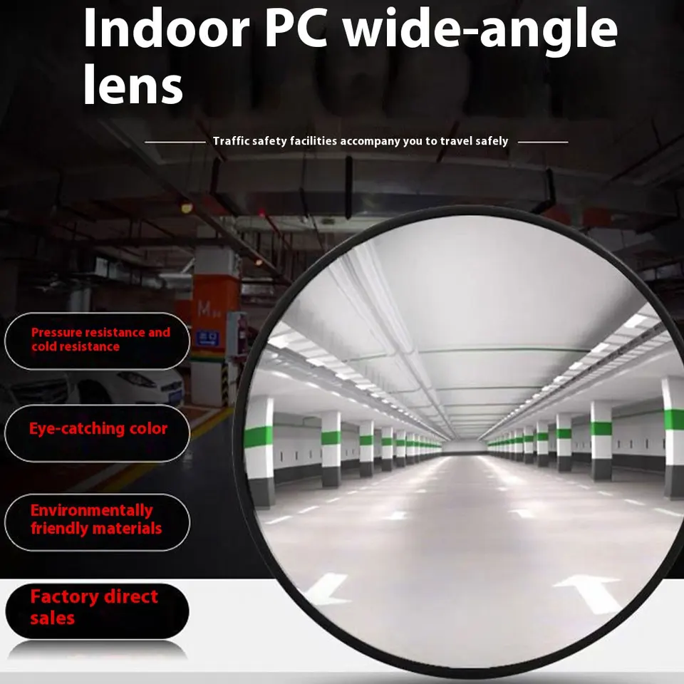 30cm Outdoor Safety Mirror | Weatherproof Acrylic | Driveway & Traffic Use - Thumbnail 3