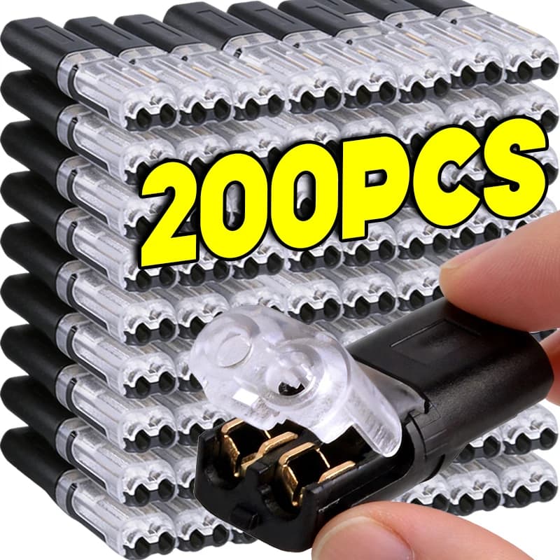 Flexible Pan Connector | Quick Splice Crimp Terminal | Double-Wire Plug-In - Thumbnail 2
