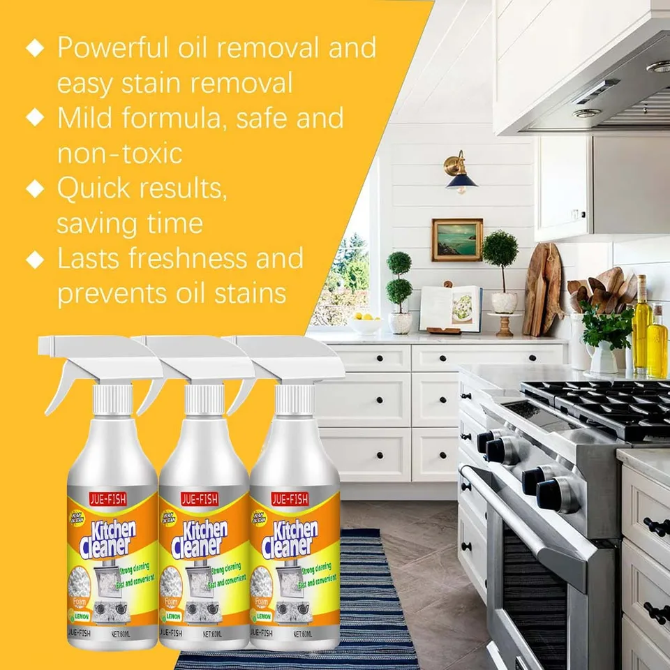 Heavy Oil Cleaner | Powerful Degreaser Spray | Home & Industrial Use - Thumbnail 4