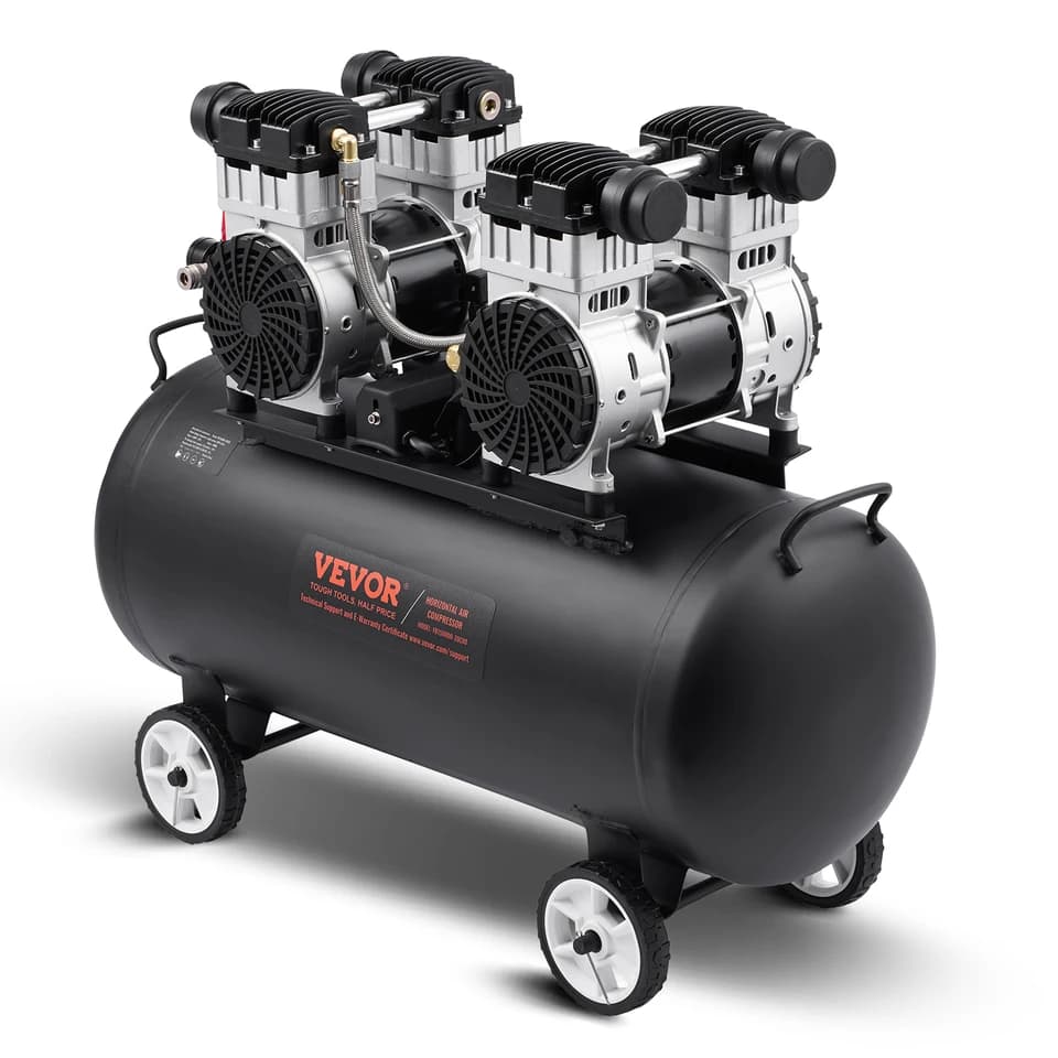 Industrial Condensate Pump | 750W Oil-Free | Quiet Portable Air Compressor - Thumbnail 2