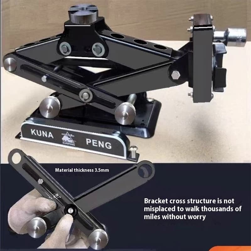 2.8T 2T Scissor Jack | Manual & Electric | Car & Motorcycle Maintenance - Thumbnail 4