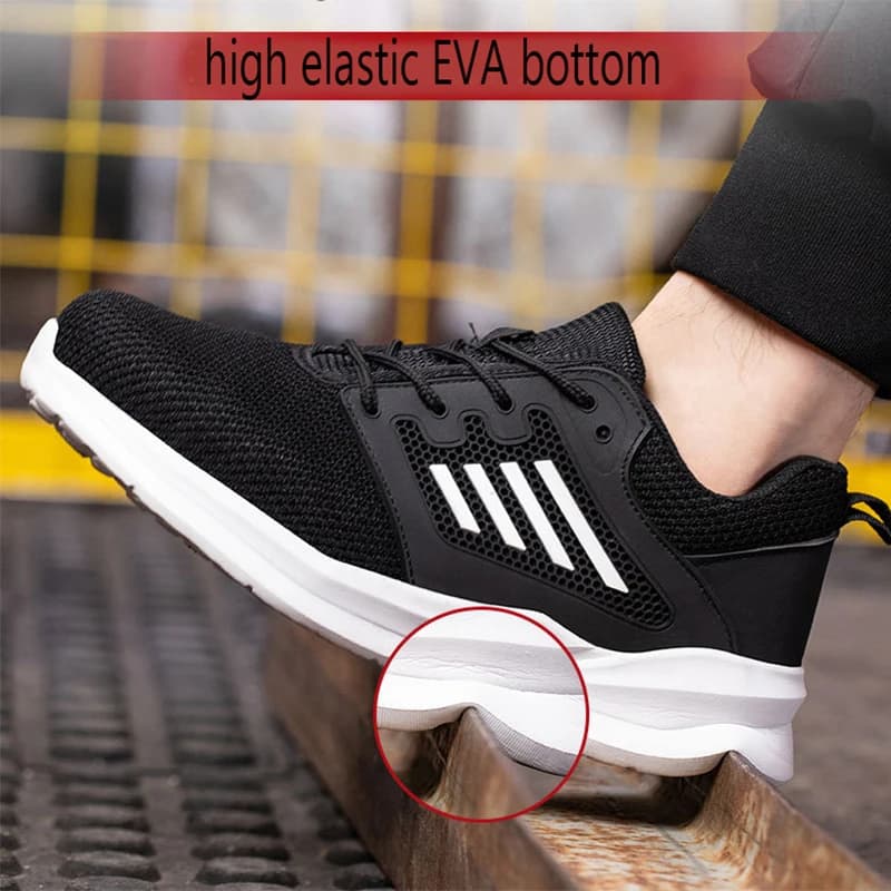 Men's Safety Shoes Steel Toe | Anti-Smashing Work Boots | Hiking & Work - Thumbnail 5
