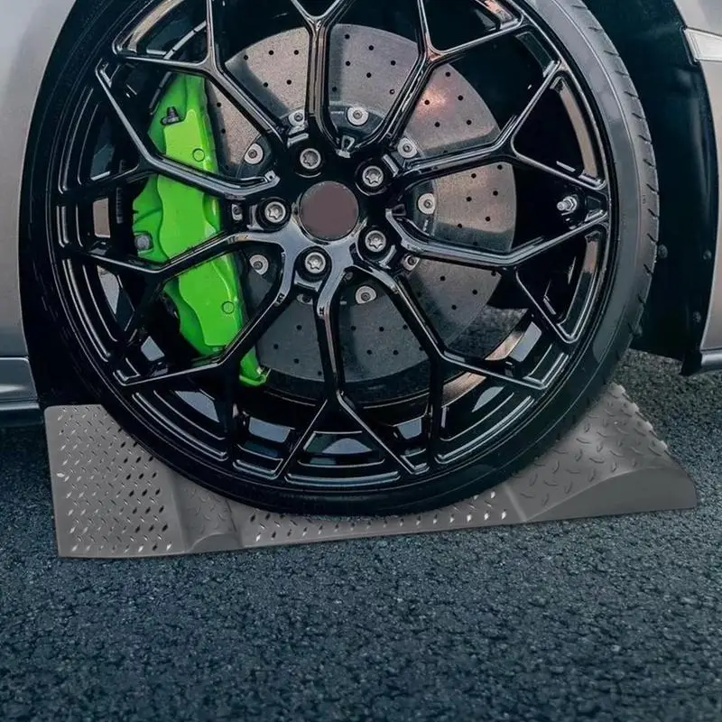 Wheel Chocks | Non-Slip Garage Mat | Parking Stopper for Cars & SUVs - Thumbnail 2