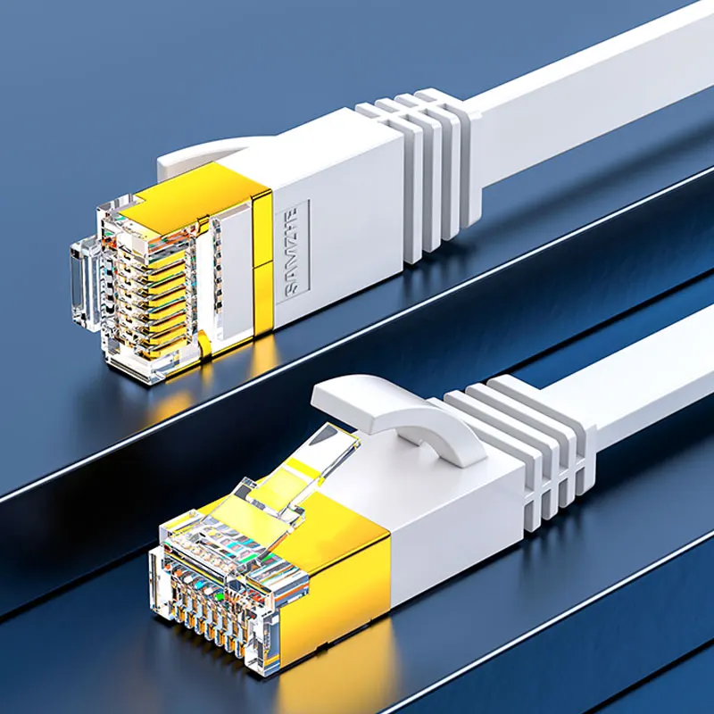 Cat 7 Ethernet Cable | 10Gbps 600MHz STP Patch Cord | Router & Laptop - Thumbnail 4