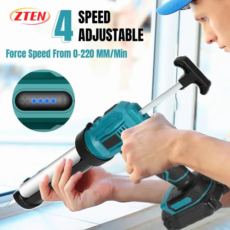 Cordless Sealant Gun | LED Light | For Makita 21V Batteries - Thumbnail 3